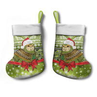 New Zealand Kakapo Christmas Stocking Maori Inspired Knitted Patterns LT9 - Polynesian Pride