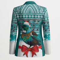 New Zealand Tui Bird Christmas Blazer Maori Inspired Knitted Patterns LT9 - Polynesian Pride