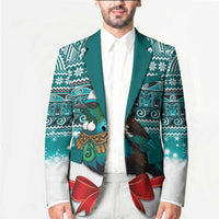 New Zealand Tui Bird Christmas Blazer Maori Inspired Knitted Patterns LT9 - Polynesian Pride