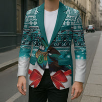 New Zealand Tui Bird Christmas Blazer Maori Inspired Knitted Patterns LT9 - Polynesian Pride