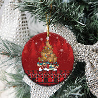 Funny Kiwi Bird Xmas Tree Ceramic Ornament New Zealand Tribal Christmas Spirit LT9 - Polynesian Pride