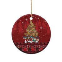 Funny Kiwi Bird Xmas Tree Ceramic Ornament New Zealand Tribal Christmas Spirit LT9 - Polynesian Pride