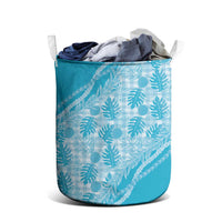 Hawaii Breadfruit Palaka Laundry Basket Polu Maile Lei - Polynesian Pride