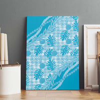 Hawaii Breadfruit Palaka Canvas Wall Art Polu Maile Lei - Polynesian Pride