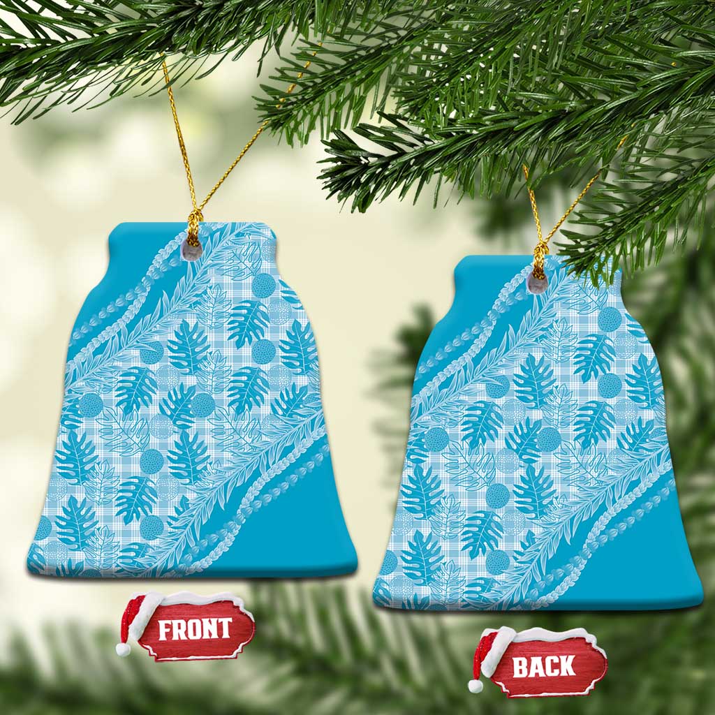 Hawaii Breadfruit Palaka Ceramic Ornament Polu Maile Lei - Polynesian Pride