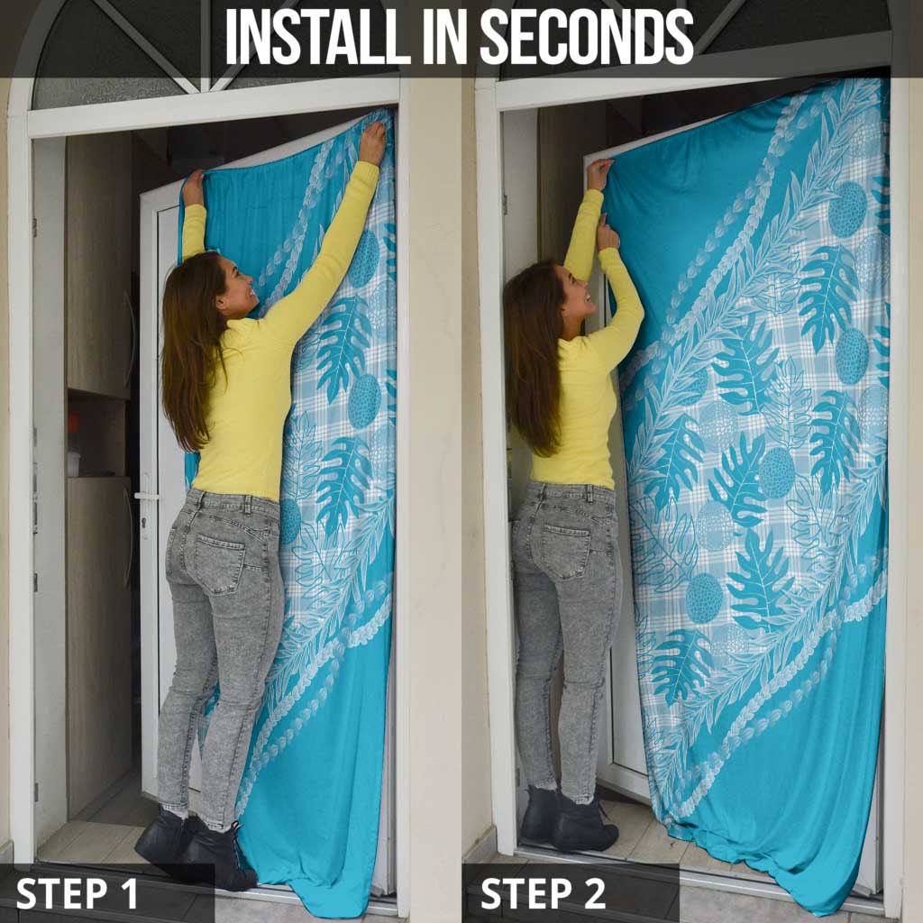 Hawaii Breadfruit Palaka Door Cover Polu Maile Lei - Polynesian Pride