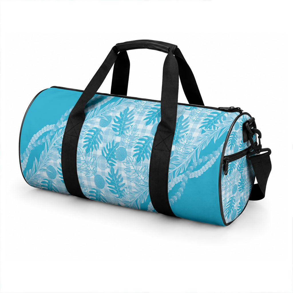 Hawaii Breadfruit Palaka Duffle Bag Polu Maile Lei LT9 - Polynesian Pride