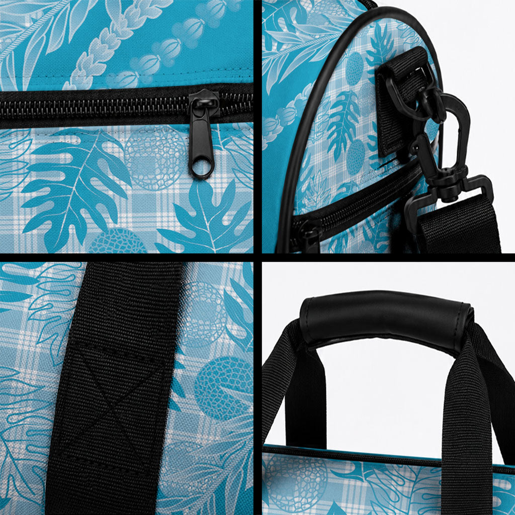 Hawaii Breadfruit Palaka Duffle Bag Polu Maile Lei LT9 - Polynesian Pride