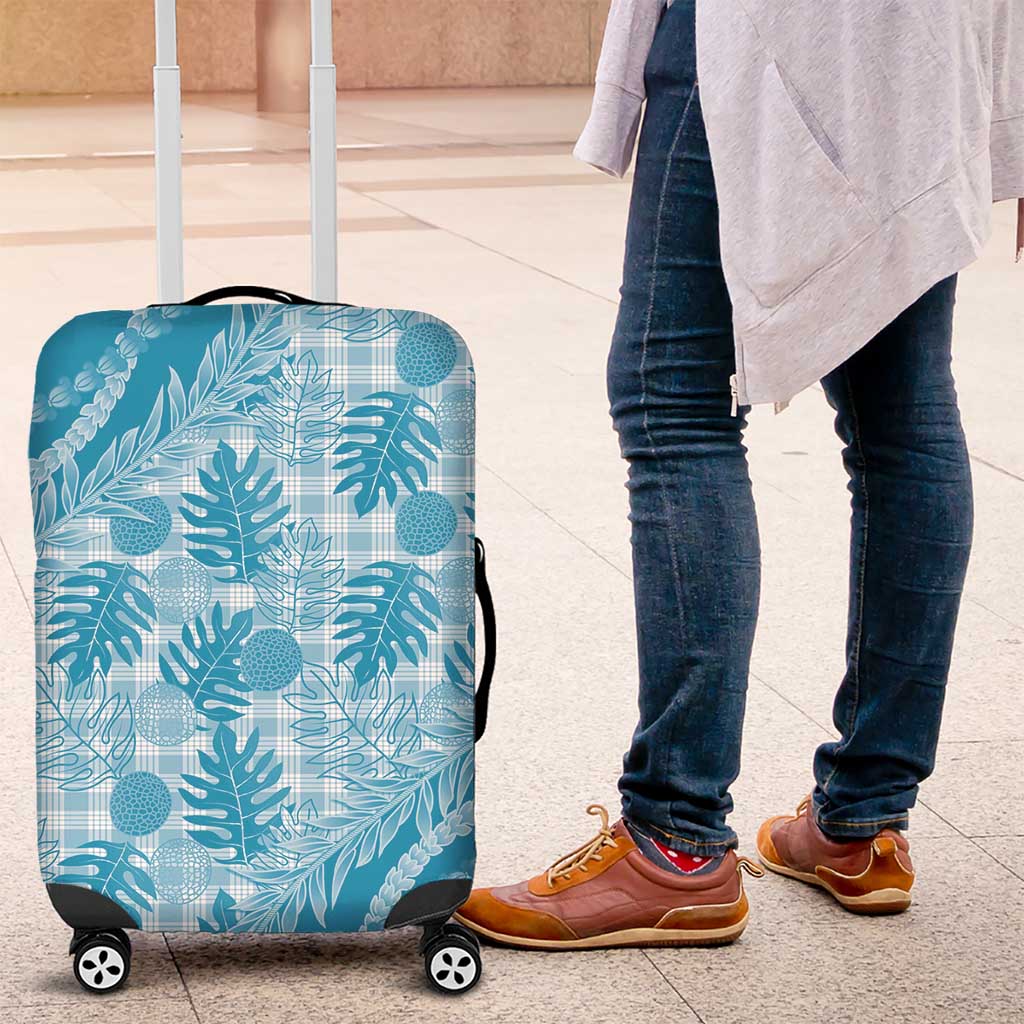 Hawaii Breadfruit Palaka Luggage Cover Polu Maile Lei - Polynesian Pride