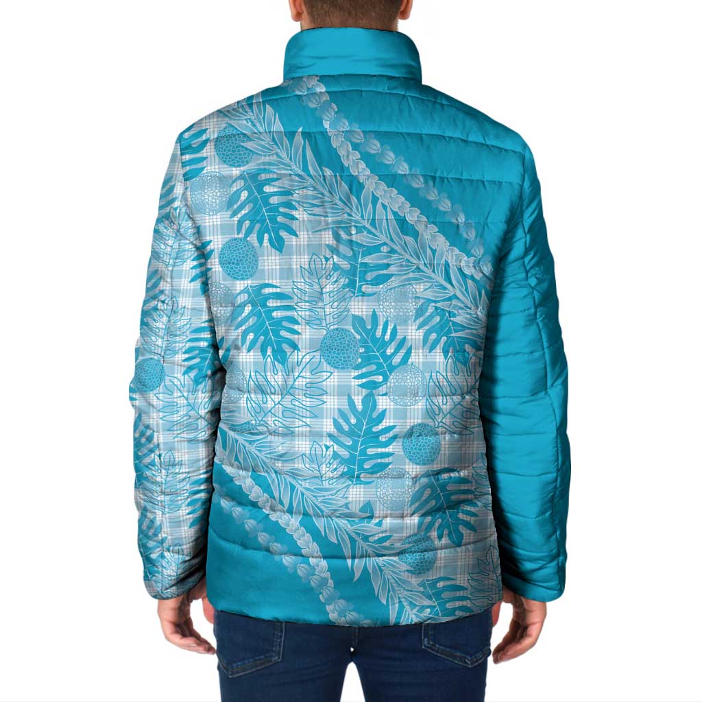 Hawaii Breadfruit Palaka Padded Jacket Polu Maile Lei - Polynesian Pride