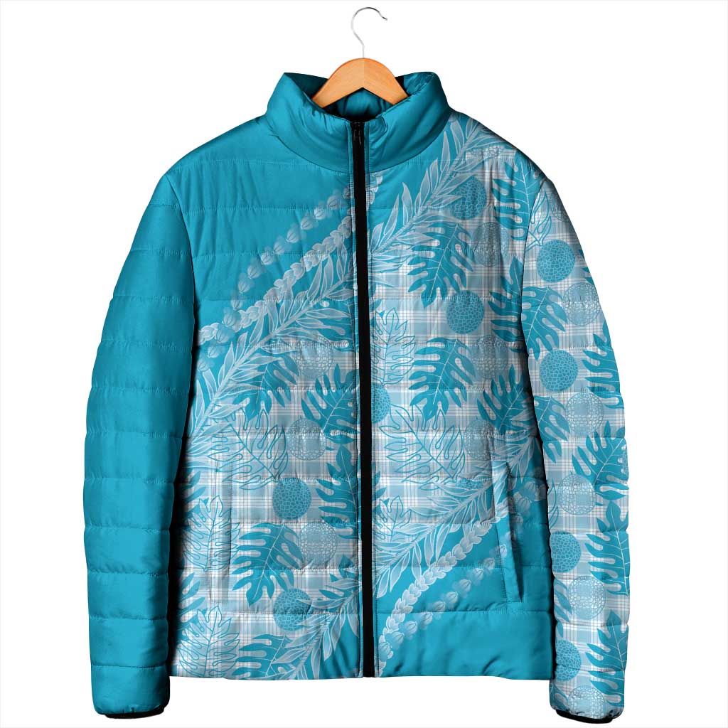 Hawaii Breadfruit Palaka Padded Jacket Polu Maile Lei - Polynesian Pride