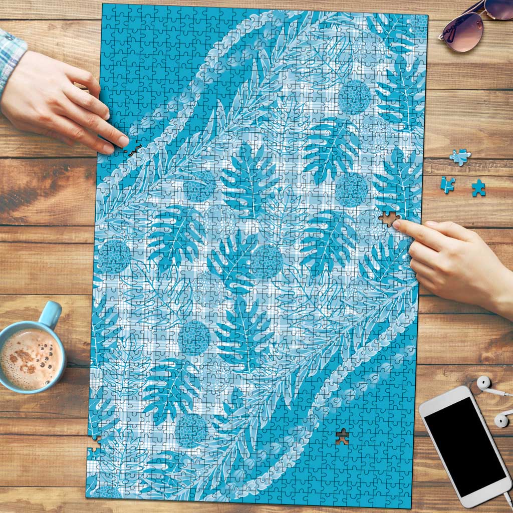 Hawaii Breadfruit Palaka Puzzle Polu Maile Lei - Polynesian Pride