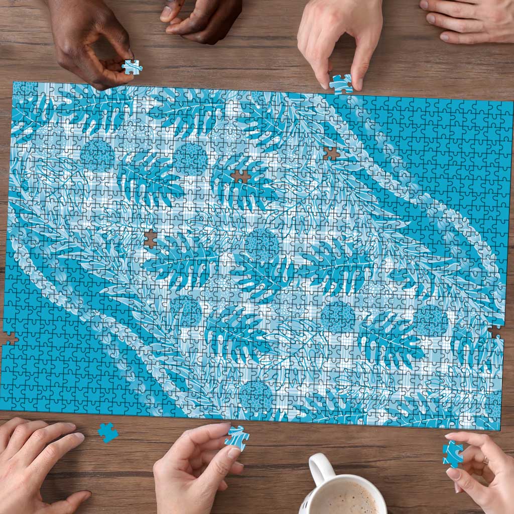 Hawaii Breadfruit Palaka Puzzle Polu Maile Lei - Polynesian Pride