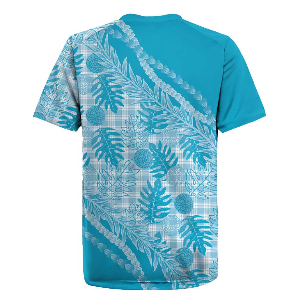 Hawaii Breadfruit Palaka Rugby Jersey Polu Maile Lei LT9 - Polynesian Pride