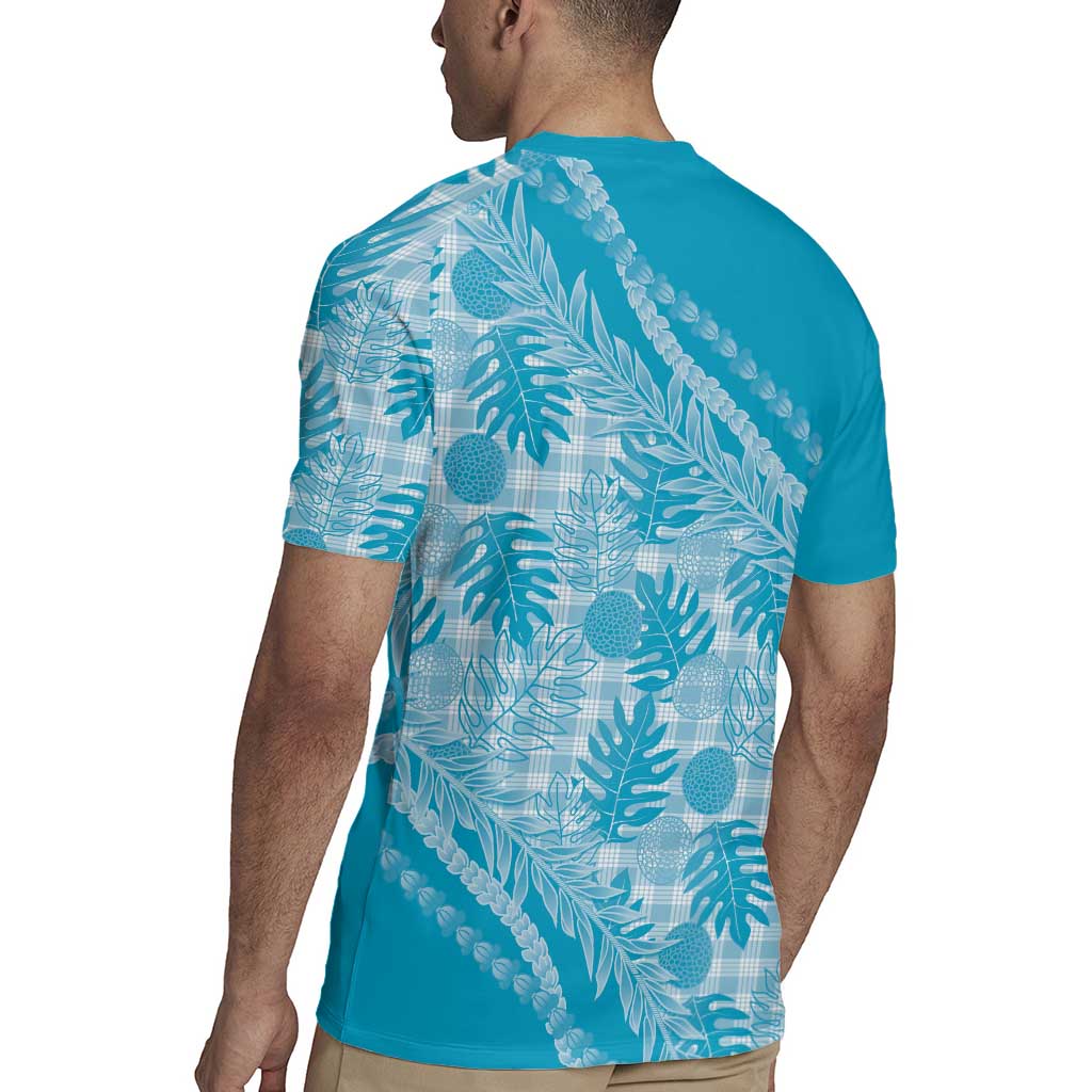 Hawaii Breadfruit Palaka Rugby Jersey Polu Maile Lei LT9 - Polynesian Pride