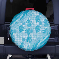 Hawaii Breadfruit Palaka Spare Tire Cover Polu Maile Lei - Polynesian Pride
