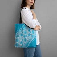 Hawaii Breadfruit Palaka Tote Bag Polu Maile Lei - Polynesian Pride