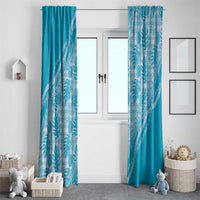 Hawaii Breadfruit Palaka Window Curtain Polu Maile Lei - Polynesian Pride