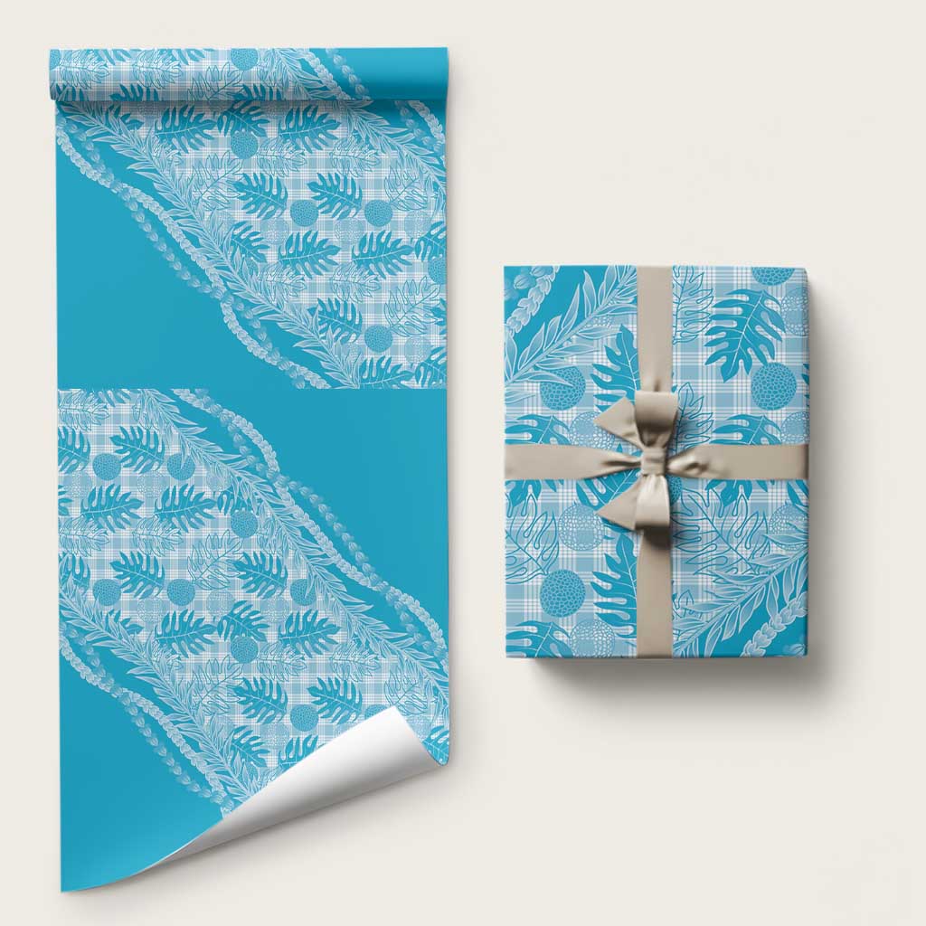 Hawaii Breadfruit Palaka Wrapping Paper Polu Maile Lei - Polynesian Pride