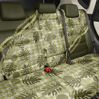 Hawaii Breadfruit Palaka Back Car Seat Cover Omaomao Maile Lei - Polynesian Pride