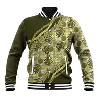 Hawaii Breadfruit Palaka Baseball Jacket Omaomao Maile Lei - Polynesian Pride