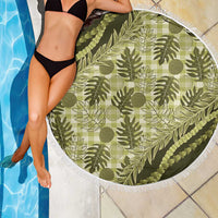 Hawaii Breadfruit Palaka Beach Blanket Omaomao Maile Lei - Polynesian Pride