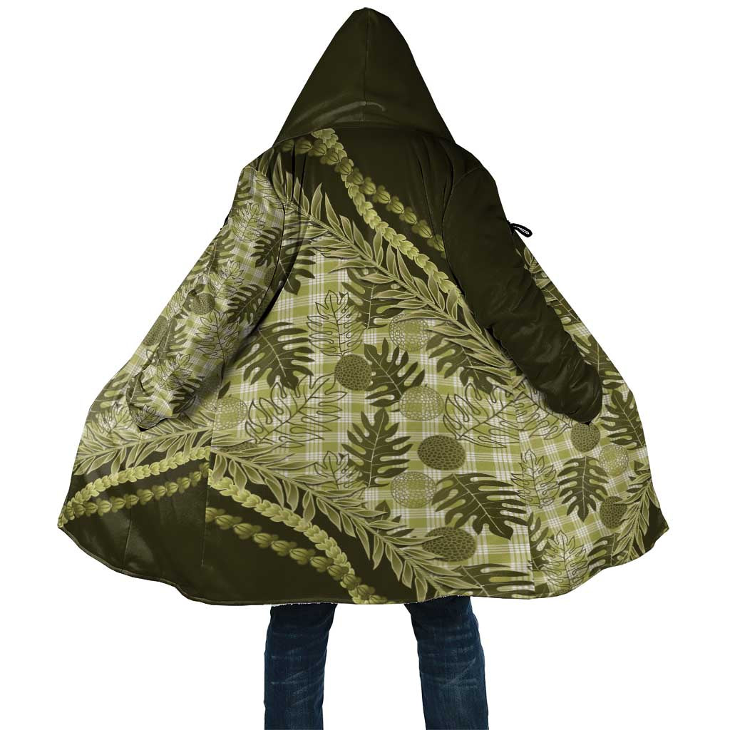 Hawaii Breadfruit Palaka Cloak Omaomao Maile Lei - Polynesian Pride