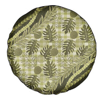 Hawaii Breadfruit Palaka Spare Tire Cover Omaomao Maile Lei - Polynesian Pride