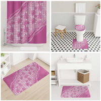 Hawaii Breadfruit Palaka Bathroom Set Omaomao Ulaula Maile Lei - Polynesian Pride