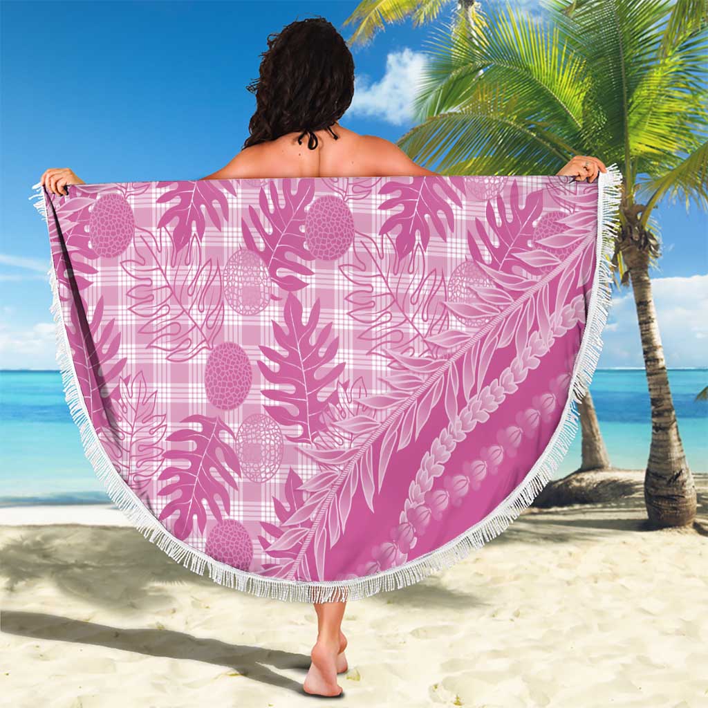 Hawaii Breadfruit Palaka Beach Blanket Omaomao Ulaula Maile Lei - Polynesian Pride
