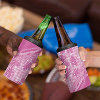 Hawaii Breadfruit Palaka 4 in 1 Can Cooler Tumbler Omaomao Ulaula Maile Lei - Polynesian Pride