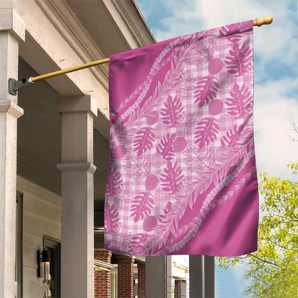 Hawaii Breadfruit Palaka Garden Flag Omaomao Ulaula Maile Lei - Polynesian Pride