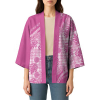 Hawaii Breadfruit Palaka Kimono Omaomao Ulaula Maile Lei - Polynesian Pride