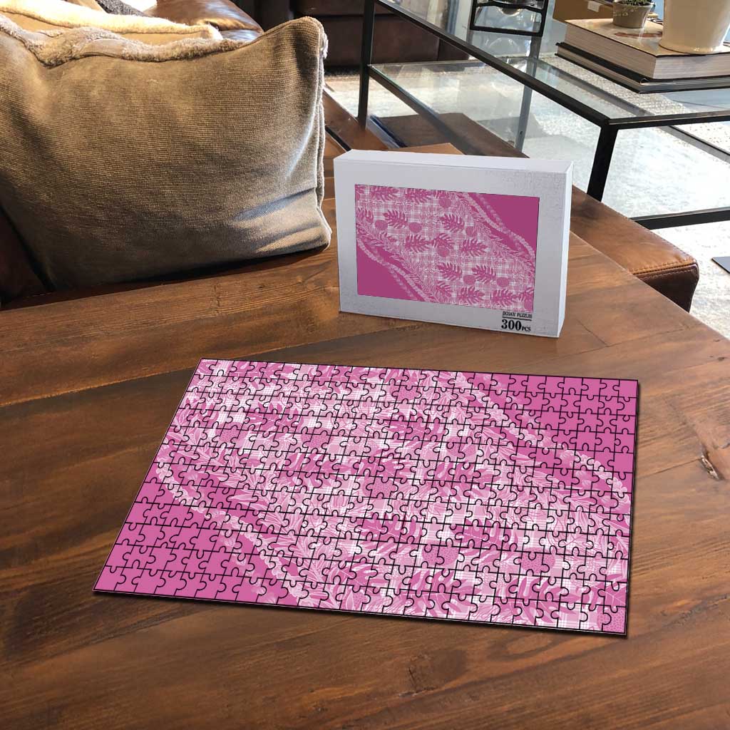 Hawaii Breadfruit Palaka Puzzle Omaomao Ulaula Maile Lei - Polynesian Pride