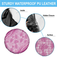 Hawaii Breadfruit Palaka Spare Tire Cover Omaomao Ulaula Maile Lei - Polynesian Pride