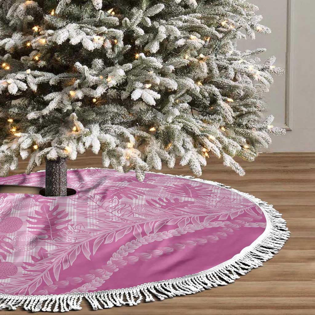 Hawaii Breadfruit Palaka Tree Skirt Omaomao Ulaula Maile Lei - Polynesian Pride