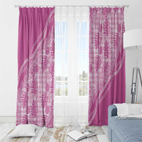 Hawaii Breadfruit Palaka Window Curtain Omaomao Ulaula Maile Lei - Polynesian Pride