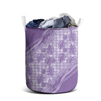Hawaii Breadfruit Palaka Laundry Basket Poni Maile Lei - Polynesian Pride