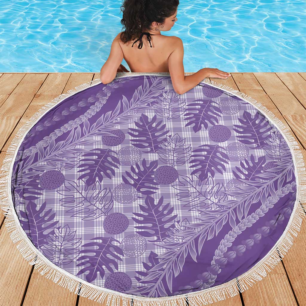 Hawaii Breadfruit Palaka Beach Blanket Poni Maile Lei - Polynesian Pride