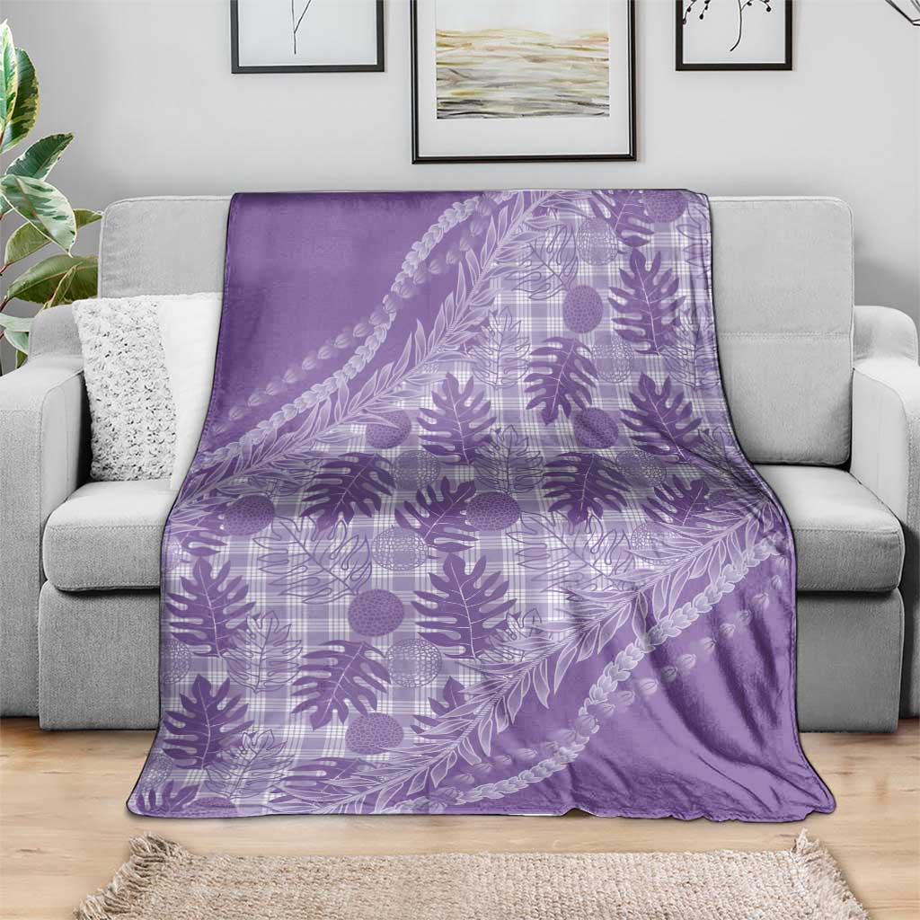 Hawaii Breadfruit Palaka Blanket Poni Maile Lei - Polynesian Pride