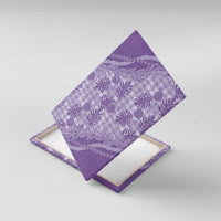 Hawaii Breadfruit Palaka Canvas Wall Art Poni Maile Lei - Polynesian Pride