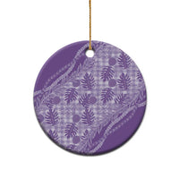 Hawaii Breadfruit Palaka Ceramic Ornament Poni Maile Lei - Polynesian Pride