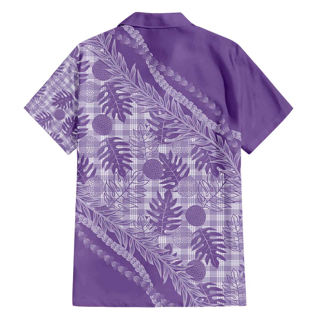 Hawaii Breadfruit Palaka Family Matching Summer Maxi Dress and Hawaiian Shirt Poni Maile Lei - Polynesian Pride