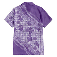 Hawaii Breadfruit Palaka Family Matching Tank Maxi Dress and Hawaiian Shirt Poni Maile Lei - Polynesian Pride