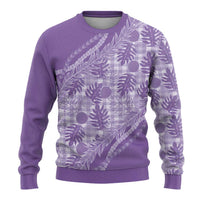 Hawaii Breadfruit Palaka Ugly Christmas Sweater Poni Maile Lei - Polynesian Pride