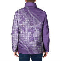 Hawaii Breadfruit Palaka Padded Jacket Poni Maile Lei - Polynesian Pride