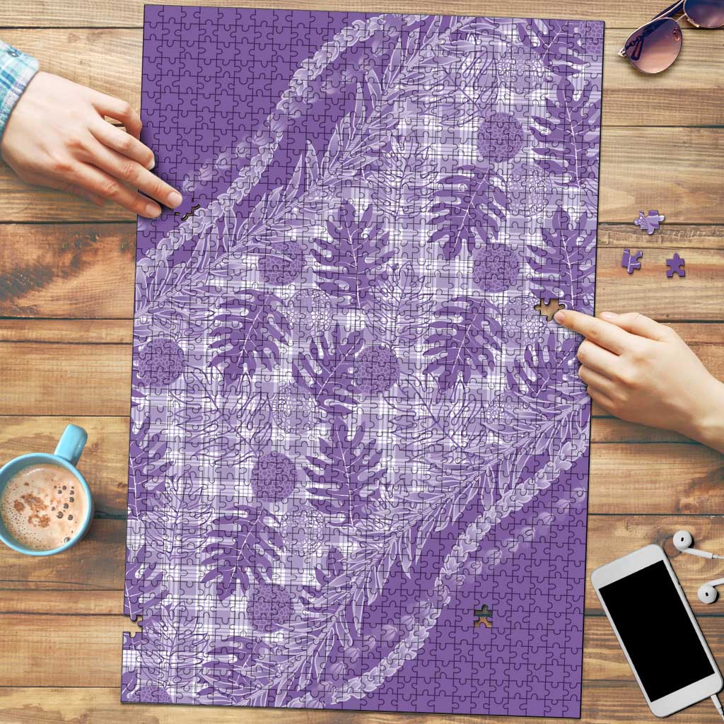 Hawaii Breadfruit Palaka Puzzle Poni Maile Lei - Polynesian Pride