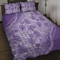 Hawaii Breadfruit Palaka Quilt Bed Set Poni Maile Lei - Polynesian Pride