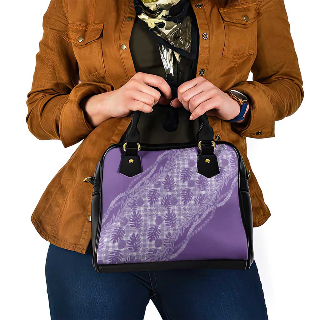 Hawaii Breadfruit Palaka Shoulder Handbag Poni Maile Lei - Polynesian Pride