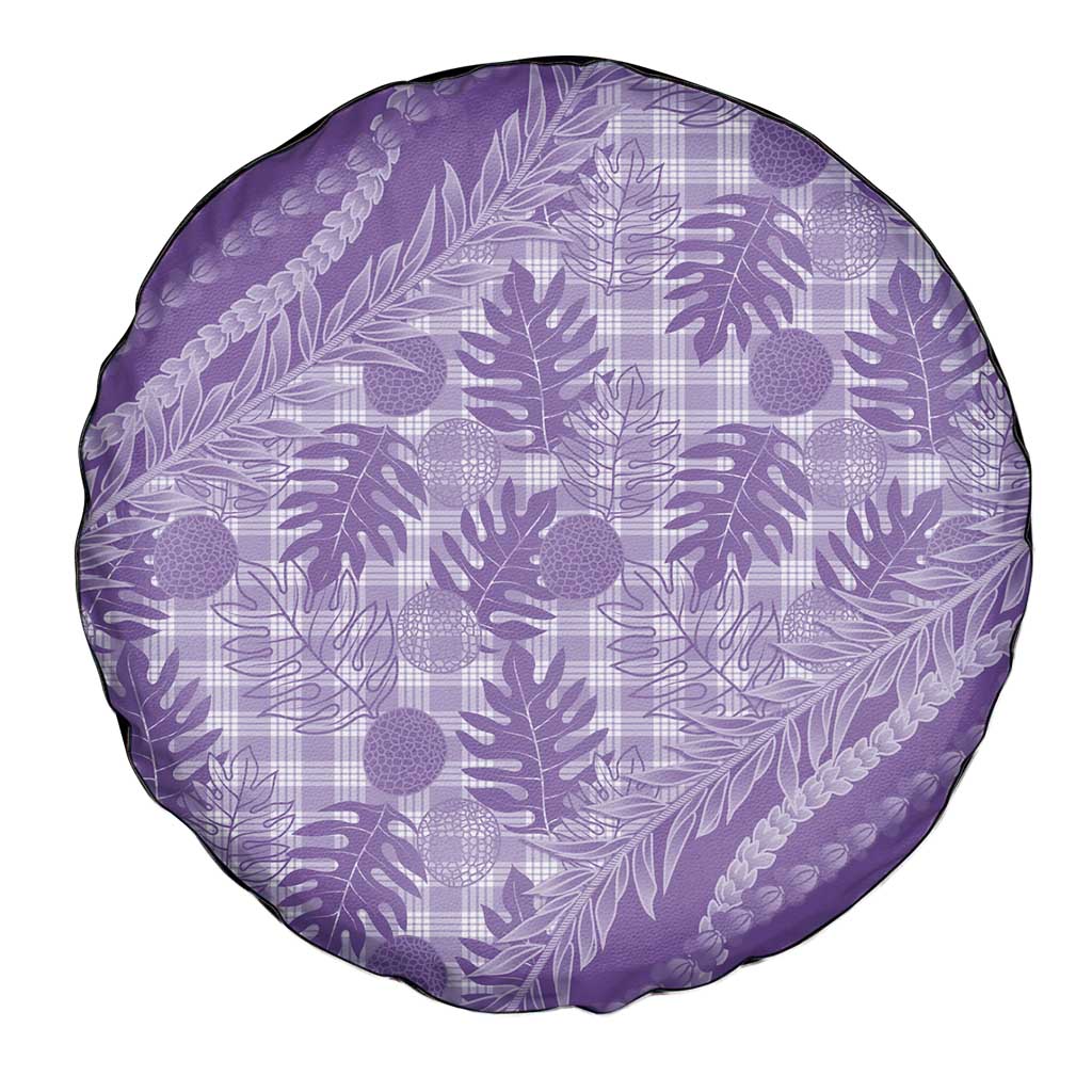 Hawaii Breadfruit Palaka Spare Tire Cover Poni Maile Lei - Polynesian Pride